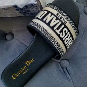 Dior black slides